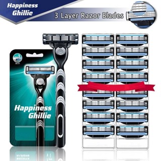 16Pcs/12Pcs Mach 3 Razor Blades/Applies to mach 3 /3-layer blade ...