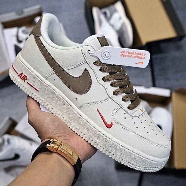 Af1 Women And Men Shoes In Brown Streaks Air Force 1 With Brown Streaks ...