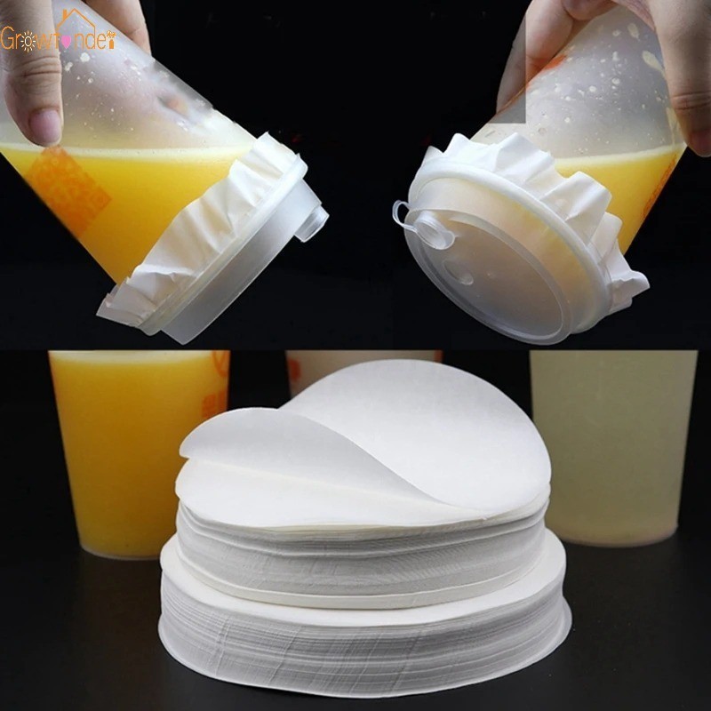 100Pcs Cup Cover Lid Leak Proof Paper Film for Airtight Cup Lids ...