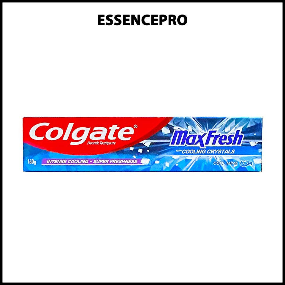 Colgate MaxFresh with Cooling Crystals Cool Mint Toothpaste (160g ...
