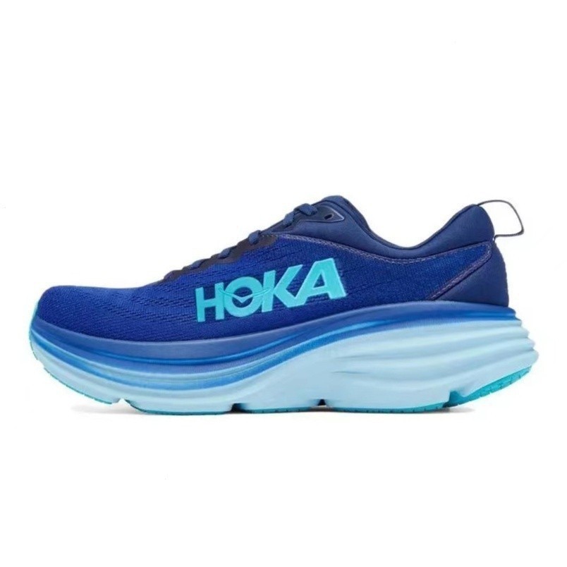 hoka one bondi 8 men's and women's shock absorbing road running shoes ...