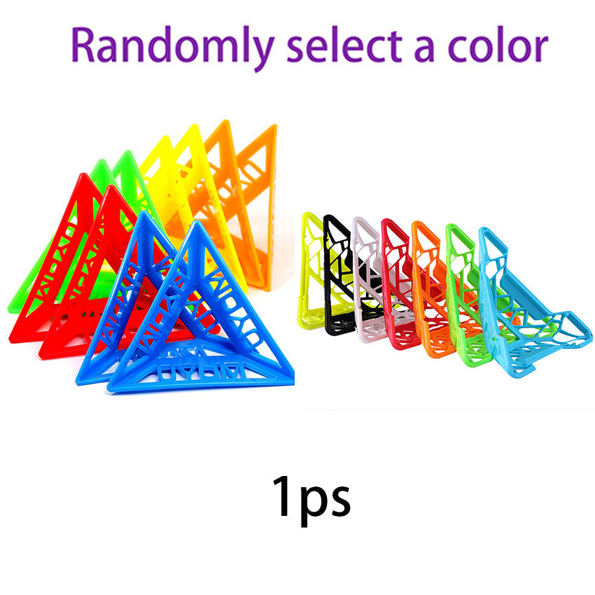 Magic Cube Stand 2x2 3x3 4x4 Random Colour Puzzle Stand Toast Speed ...