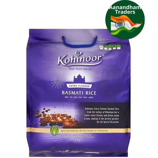 Kohinoor Extra Flavour Basmati Rice 5kg | Shopee Singapore