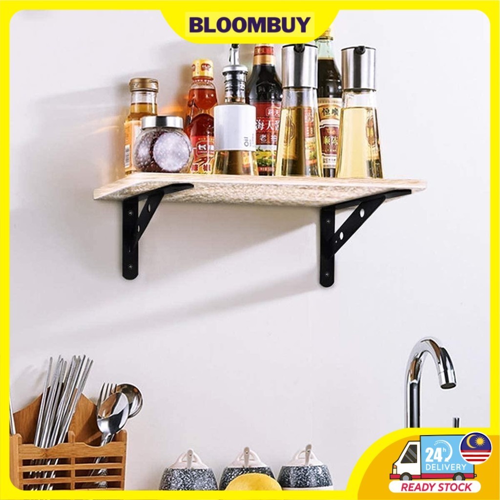 Wall Shelf Shelving L Bracket Wall Mount Rack Racking Support Iron L ...