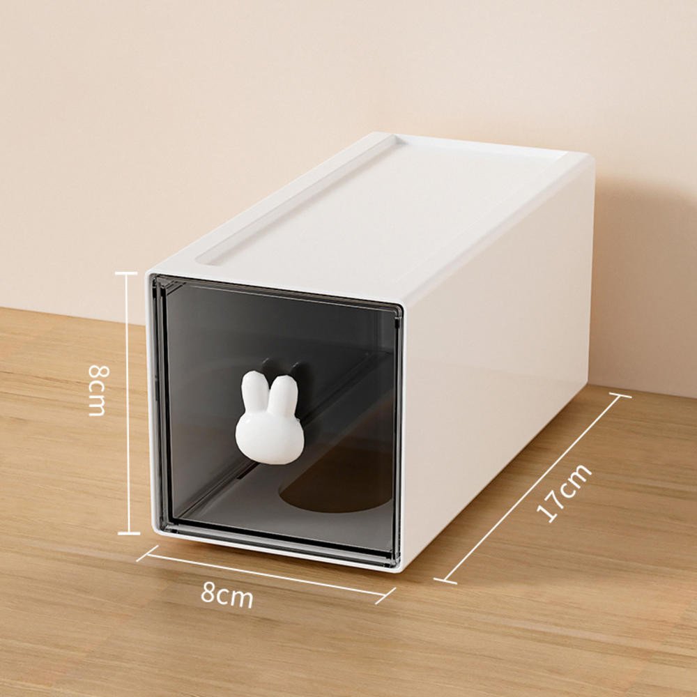 [Ready Stock] Desk Organizer With Drawers Cute Rabbit Storage Box ...