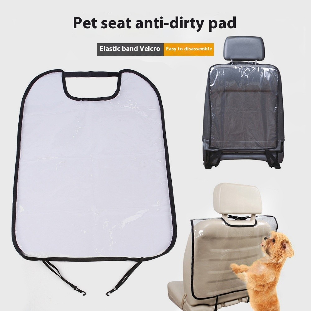 Pawsfun Pet Car Seat Pet Cat Dog Anti-Dirt Anti-Kick Transparent ...