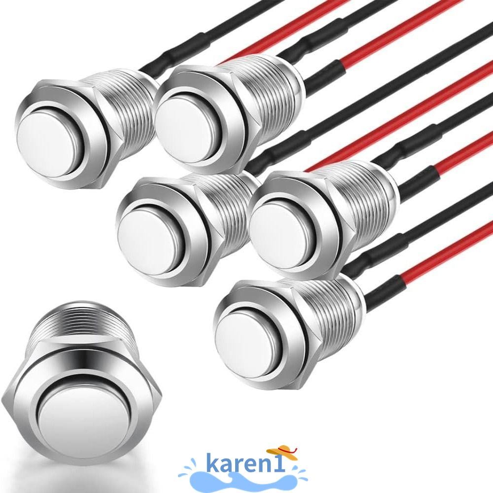 KA Push Button Switch, Prewired Self-Locking, High-quality On 2A 12V ...