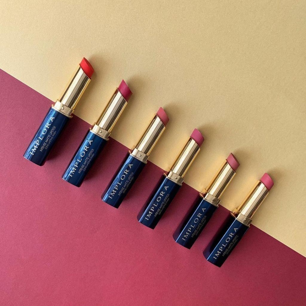 IMPLORA Intense Matte Lipstick / Merah Jingga Official - Gambar 3
