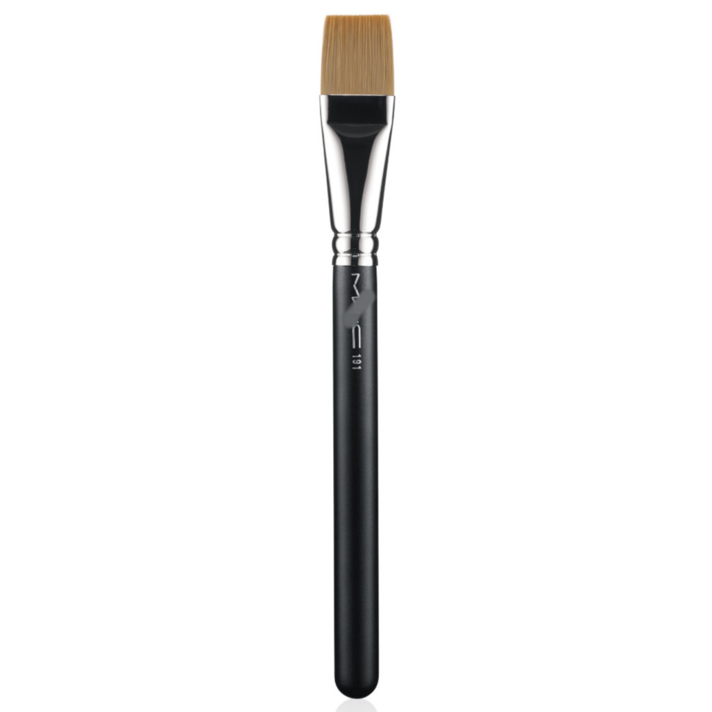Thin Face Flat Contour Brush Cream Foundation Make-up Brush  MAC 191  Square Foundation Brush | Shopee Singapore