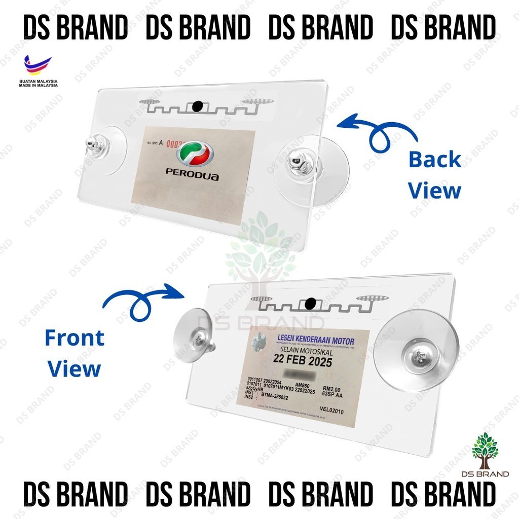 [SHIP 24H] NEW 2in1 e-LKM QR Code Roadtax / New 2024 Roadtax + RFID ...
