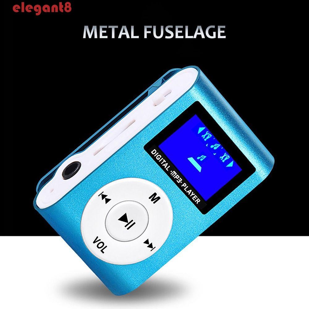ELEGANT MP3 Music Player Portable Lithium Battery Support 32GB TF Card ...