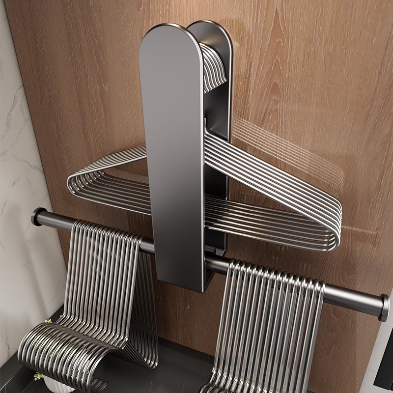 Hanger Hook Storage Wall Mounted Hanger Balcony Bedroom Hanger Hook ...