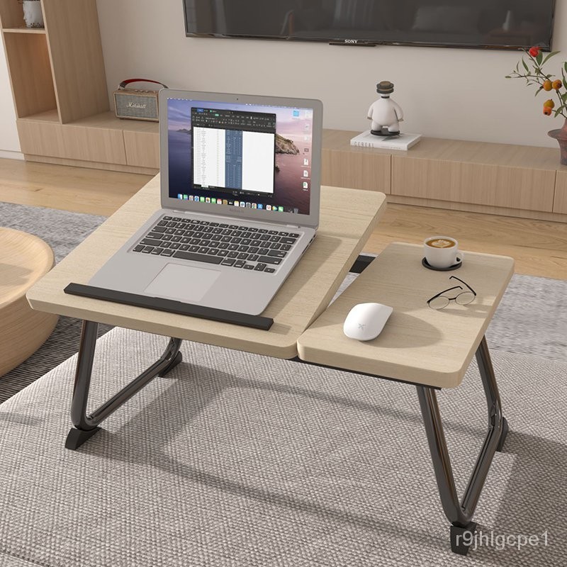 Adjustable Desktop on Bed Small Table Folding Desk Laptop Desk Bedroom ...