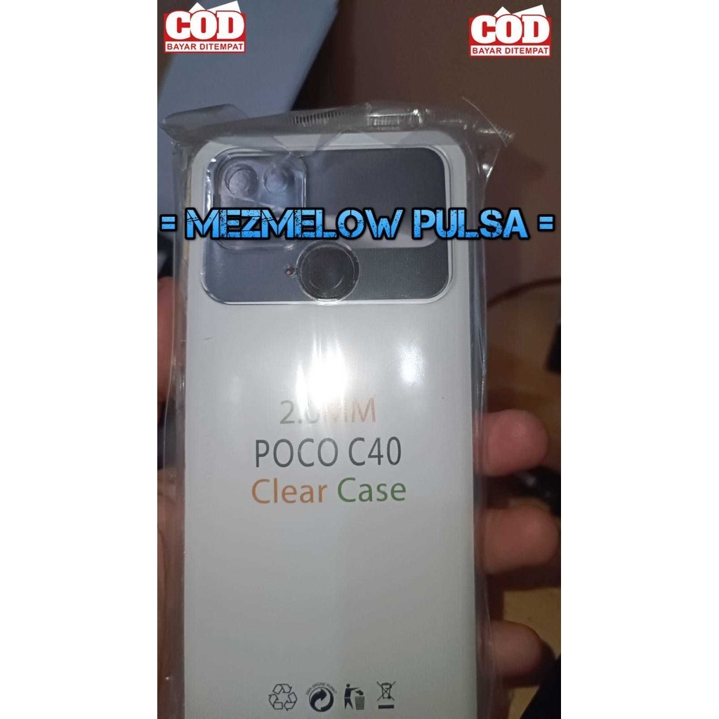 Transparant Clear TPU Caseng Casing Softcase XIAOMI POCO C40 / REDMI 10C - Gambar 2