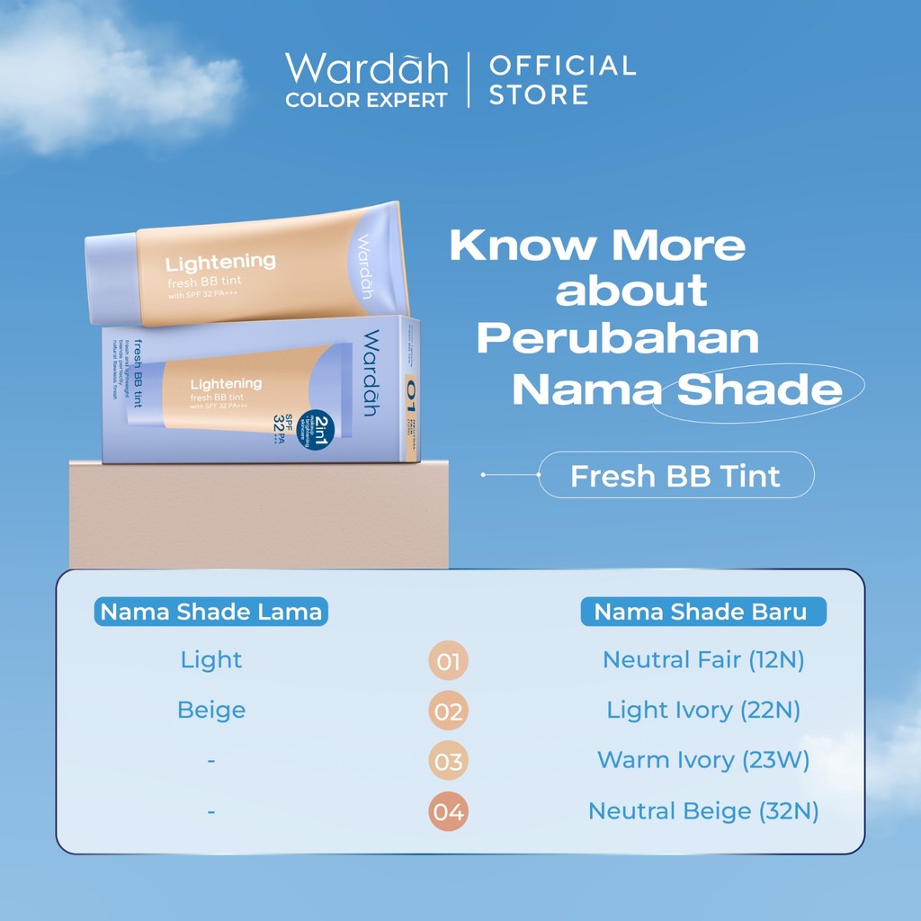 [CREATOR PICKS] WARDAH Lightening Fresh BB Tint 30ml & 15ml - Base Makeup Super Ringan yang Diformulasikan dengan SPF 32 PA+++ dan Serum Niacinamide Untuk Hasil Makeup Flawless dan Cerah - Makeup - Gambar 4