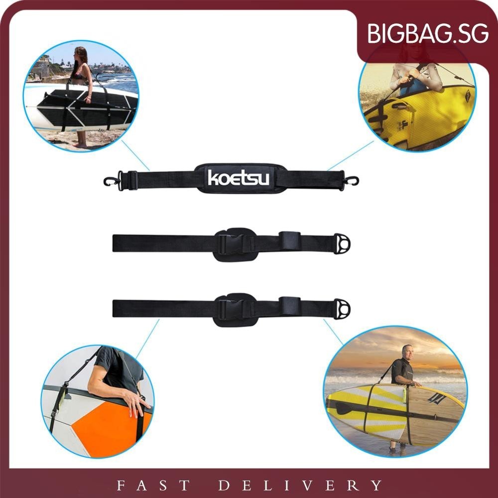 [bigbag.sg] Paddle Board Sling Adjustable Surfboard Strap Stand Up Surf ...