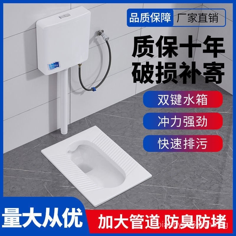 [IN STOCK]Bathroom Deodorant Toilet Potty Chair Type Ceramic Flushing ...