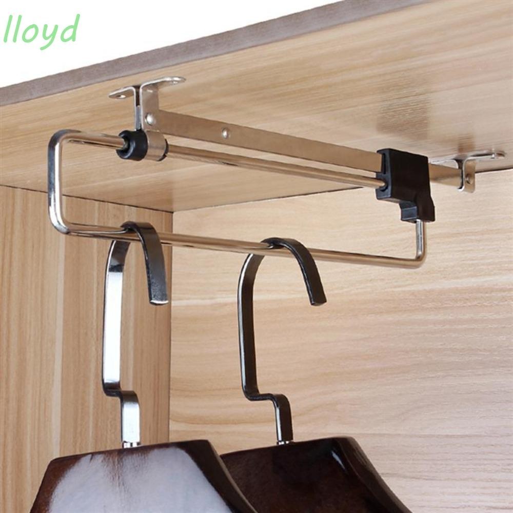 LLOYD Clothes Rod Retractable Pull Out Sliding Rail Extending ...