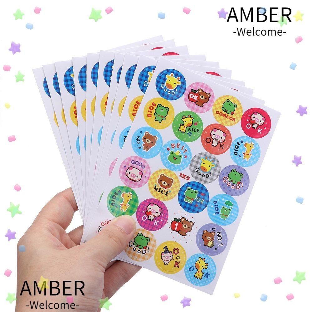 AMBER 240pcs Reward Stickers Cartoon Award Classic Toys School Supplies ...