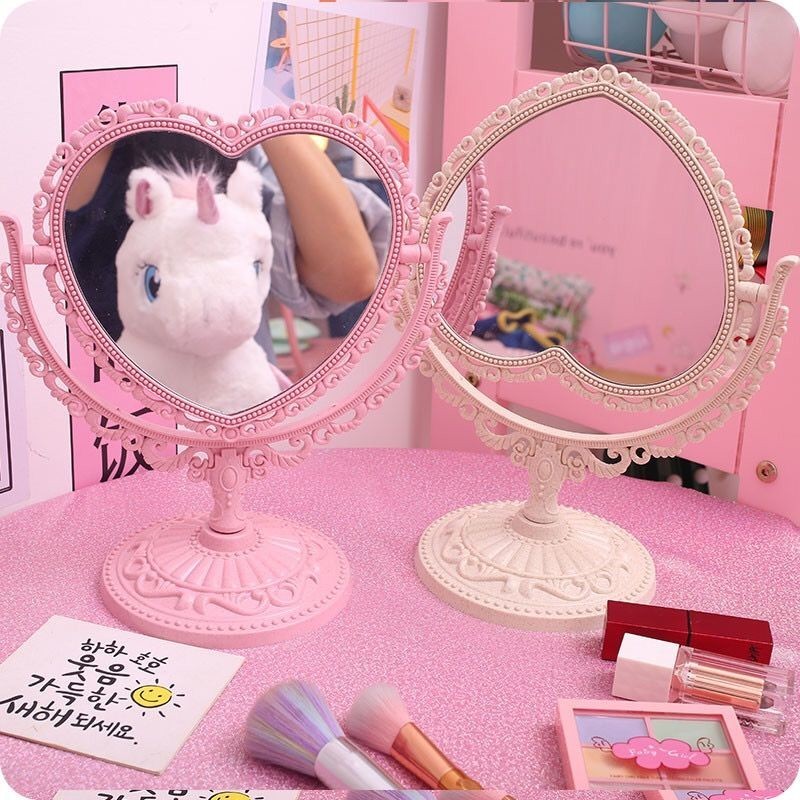 [Desktop Dressing Mirror] Desktop Mirror HD Double-Sided Mirror ...