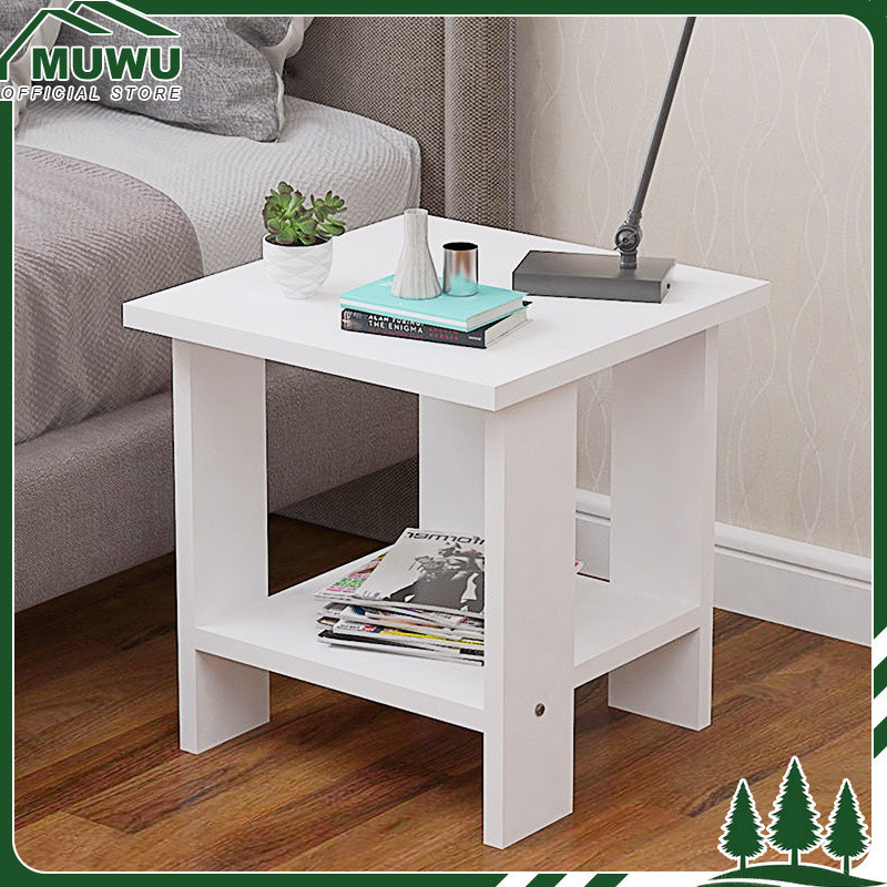 Solid Wooden Coffee Table Mini Sofa Side Table Small Square Table ...