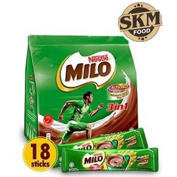 Milo 3in1 Activ-Go Mixes 18’s x 33g | Shopee Singapore