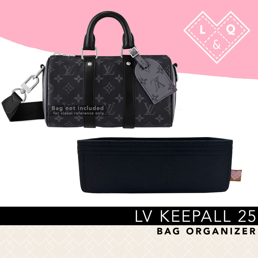 Bag Organizer Insert for Louis Vuitton LV Keepall 25 bag Shaper bag Liner Premium Felt Organiser