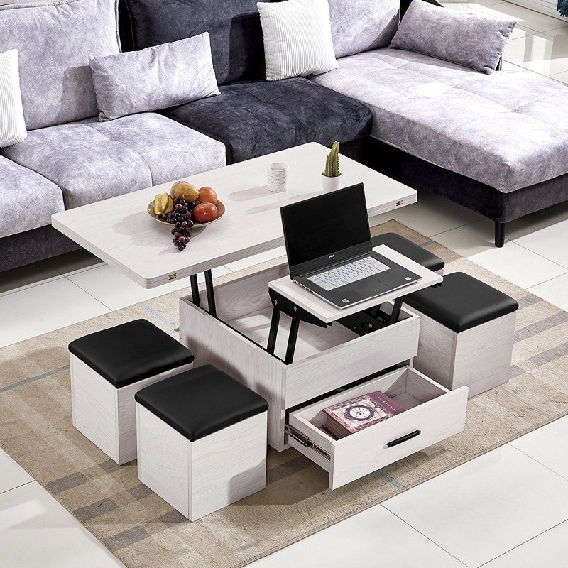 Lifting Coffee Table Multifunctional Foldable Coffee Table Home Storage 