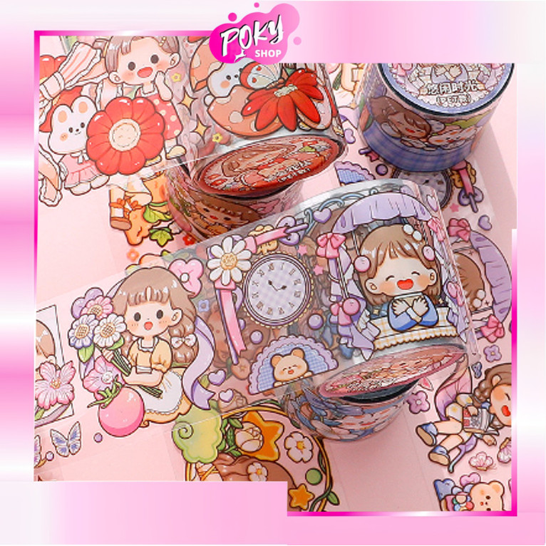 POKY - 5895 Roll Stickers Cute Large Character Rolling Sticker/s Cute ...