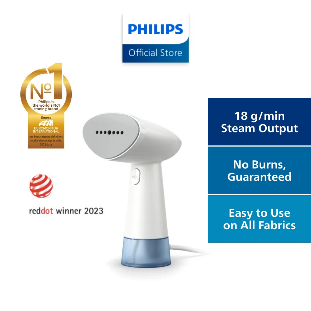 PHILIPS Handheld Garment Steamer 1000 Series STH1000/16, Portable