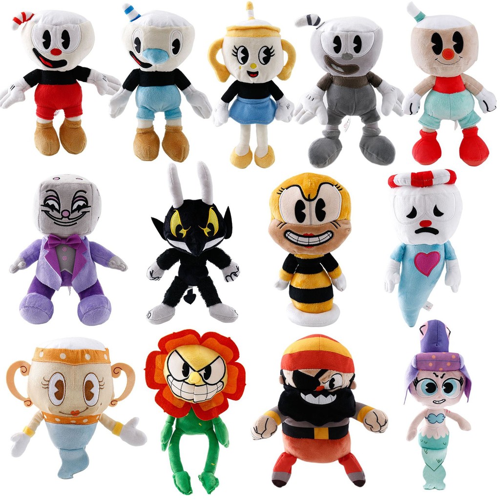 Cuphead Plush Doll Toys Mugman Game Doll Toys Adventure Soft Stuffed ...