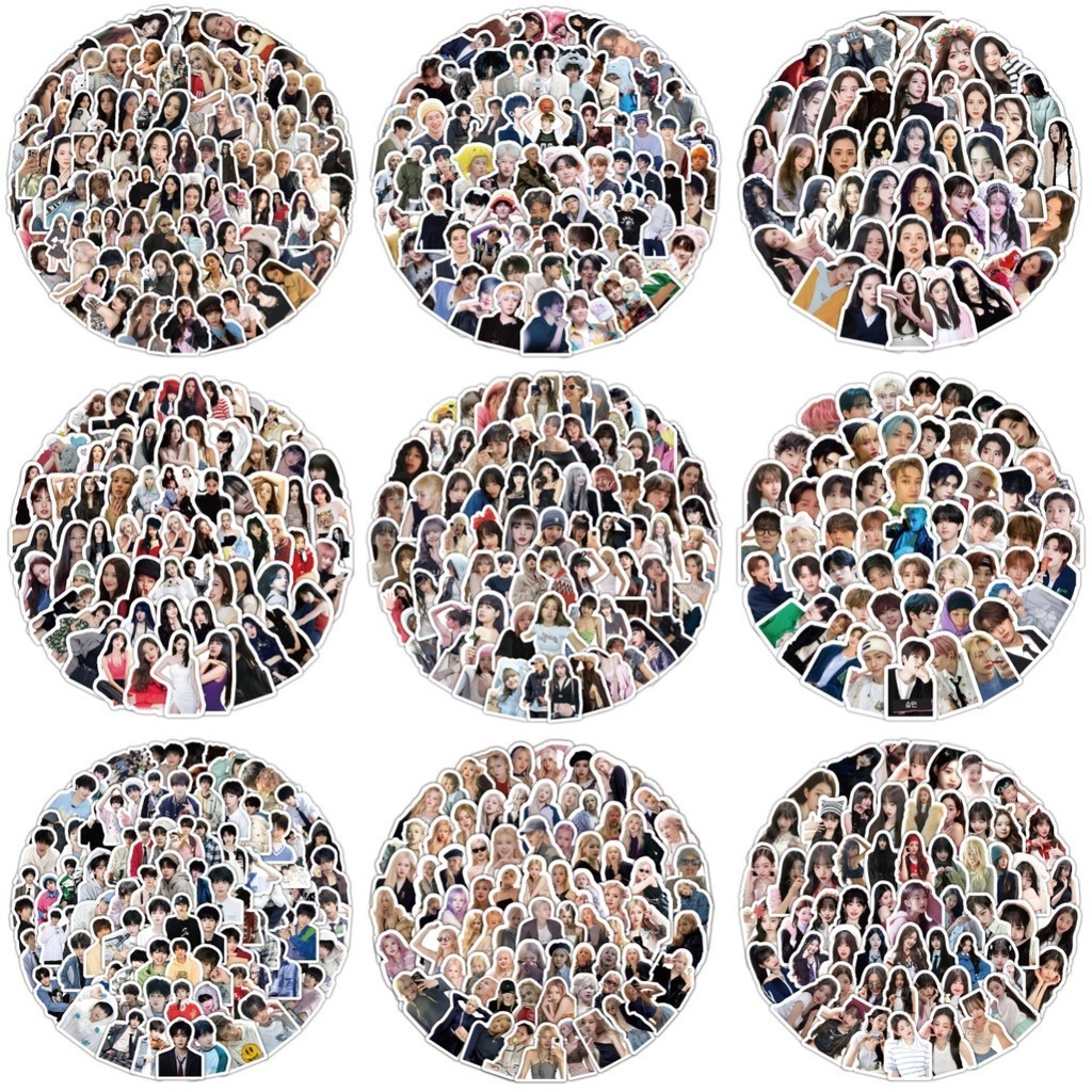 103PCS KPOP Girls Group Boys Band Blackpink Stray Kids IVE TFamily ...