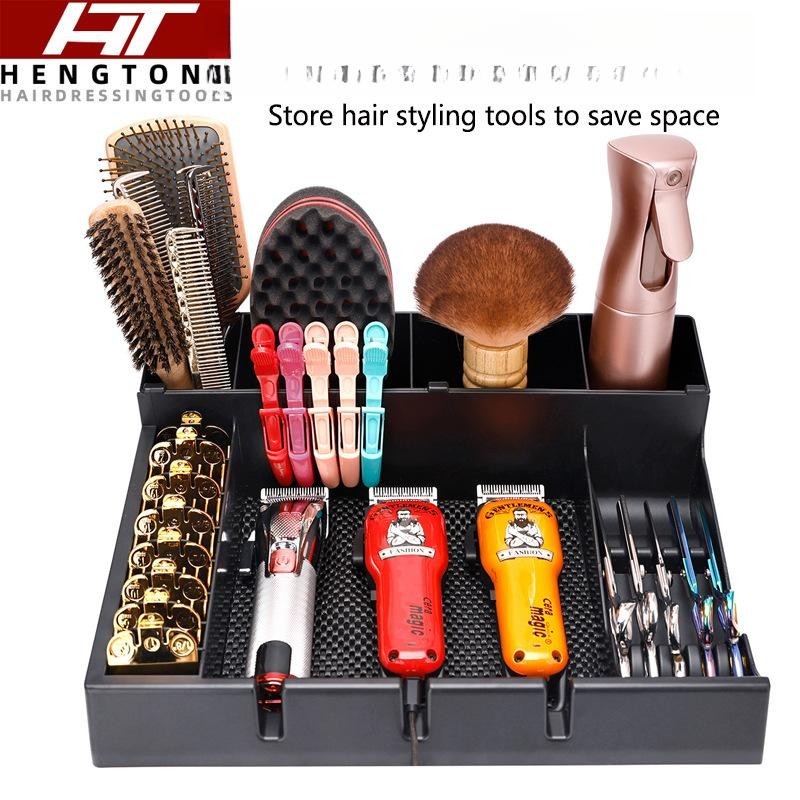 multifunctional hairdressing tool box clippers, scissors, and combs