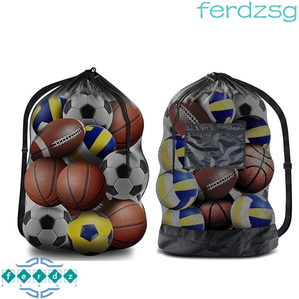 JENNIFERDZSG Basketball Soccer Ball Bag, Extra Large Durable Sports ...