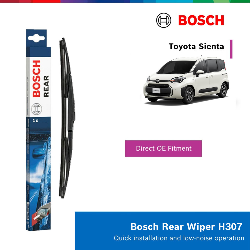 Bosch Aerotwin H307 Rear Car Wiper for Toyota Sienta | Shopee Singapore