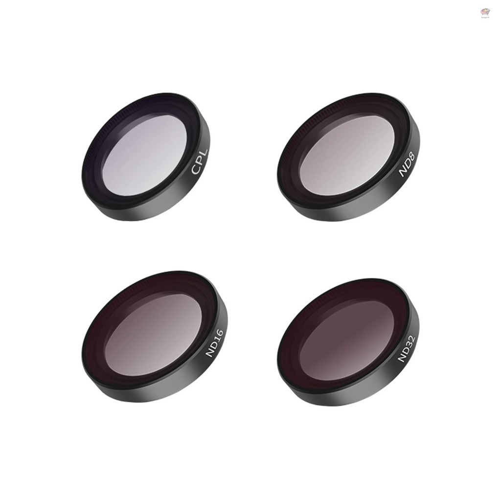 HGS TELESIN IS-FLT-GO3 4-Pack Filters Set Lens Filter Kit CPL Filter ...