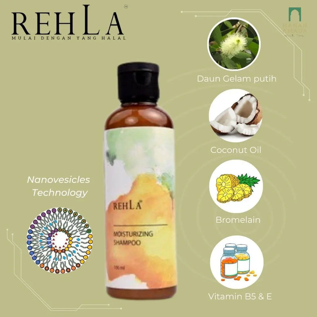 Rehla Ihram Friendly - Moisturising Shampoo (100ml) | Shopee Singapore