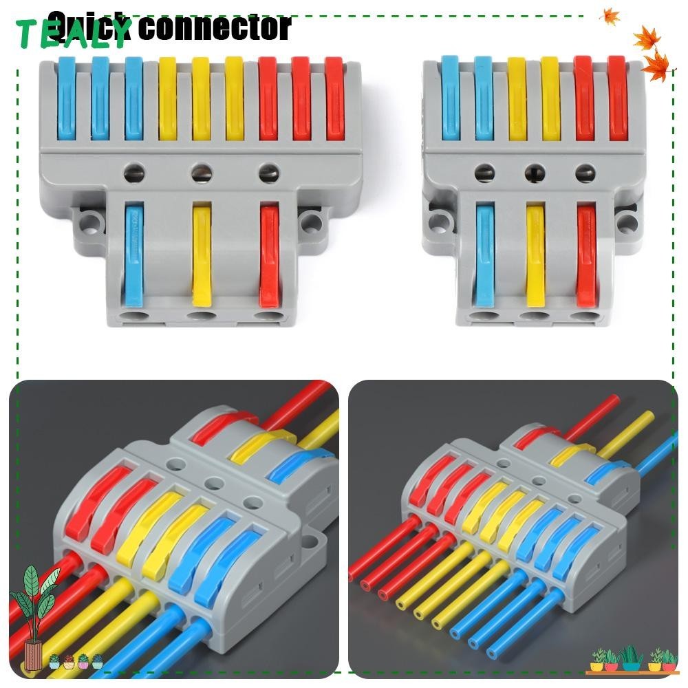 TEALY Quick Wire Connector PCT SPL Led Light Electrical Splitter Push ...