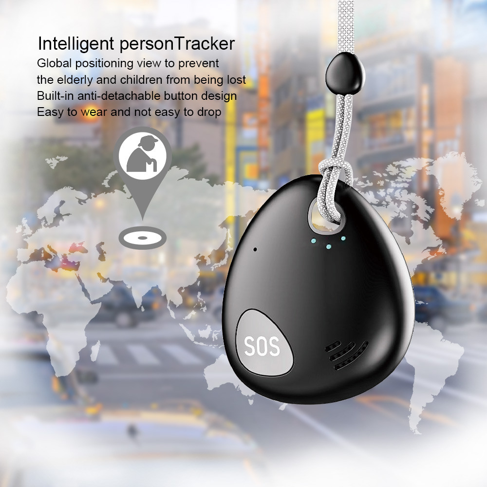 Smart GPS Elderly Kids Tracker Personal GPS Tracker With SOS Emergency ...