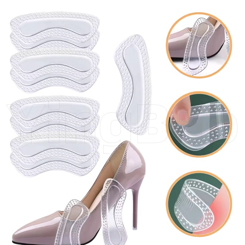 3 Pairs Invisible Silicone Gel Heel Protectors Water-proof Patches ...