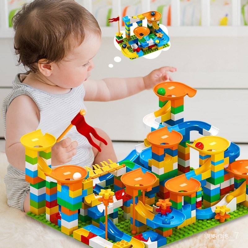 Large Particle Building Blocks Compatible With Lego Ball Variety Slide 