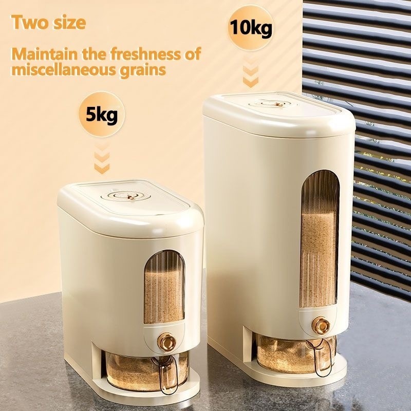 【SG Stock】Rice Container 5KG/10KG First Choice Rice Dispenser Kitchen ...