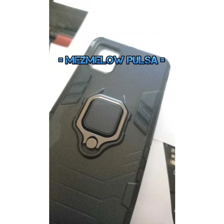 Hard Case Ring Magnet Tebal Magnet Stand Case Armor Caseng SAMSUNG A20 / SAMSUNG A30 - Gambar 3