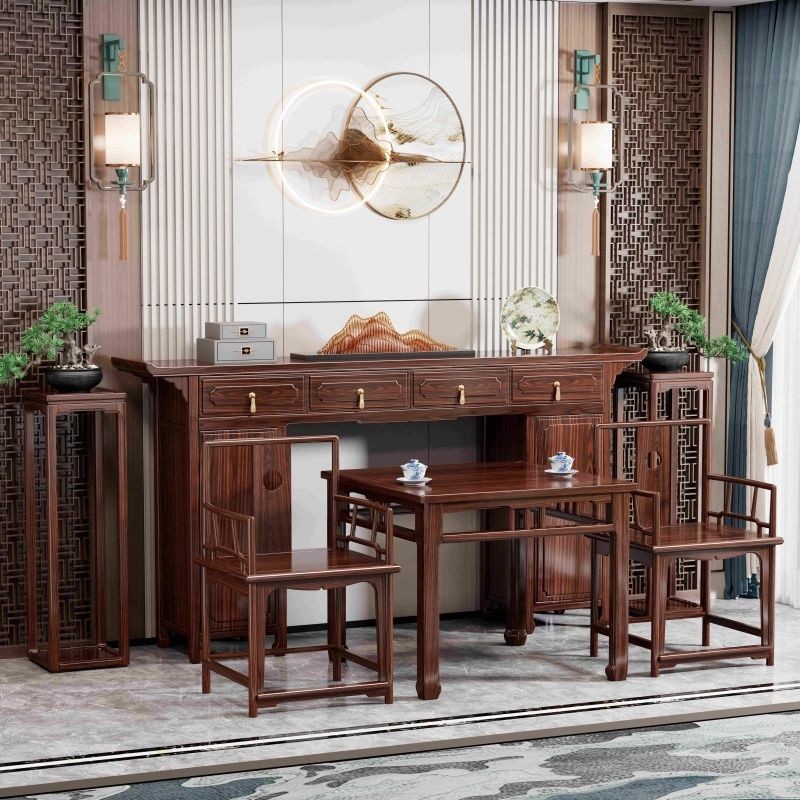 Altar Table Four-Piece Set Six-Piece Set Solid Wood Living Room ...