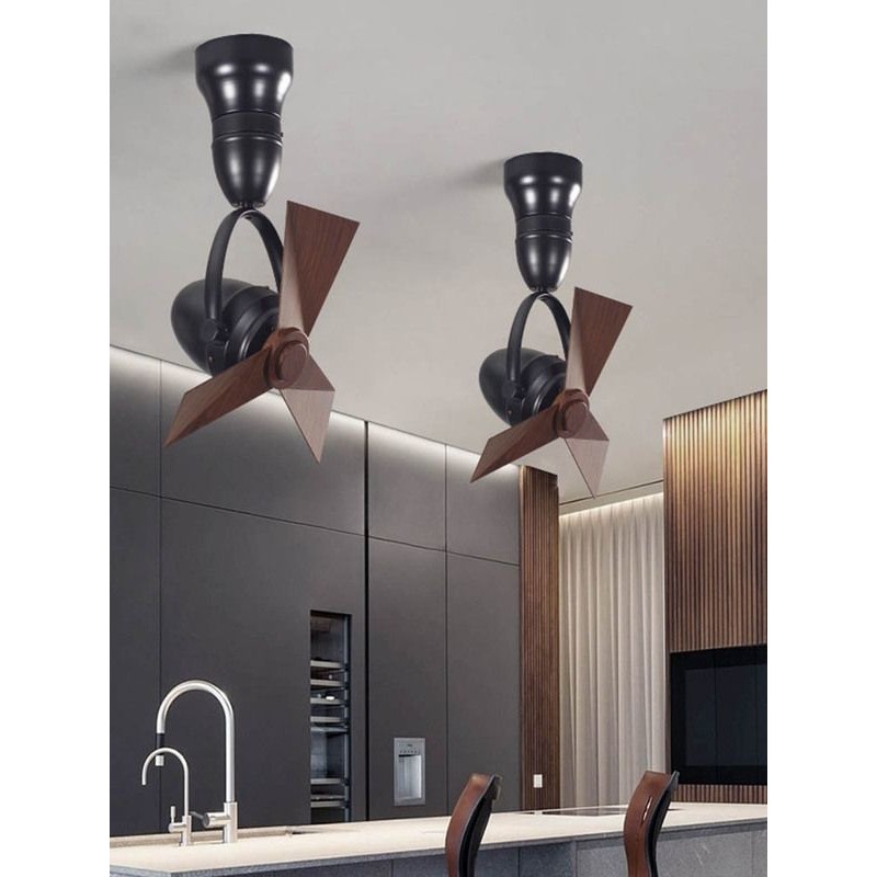 Shaking Head Small Ceiling Fan14Mini Fan for Corridor, Study, Kitchen ...