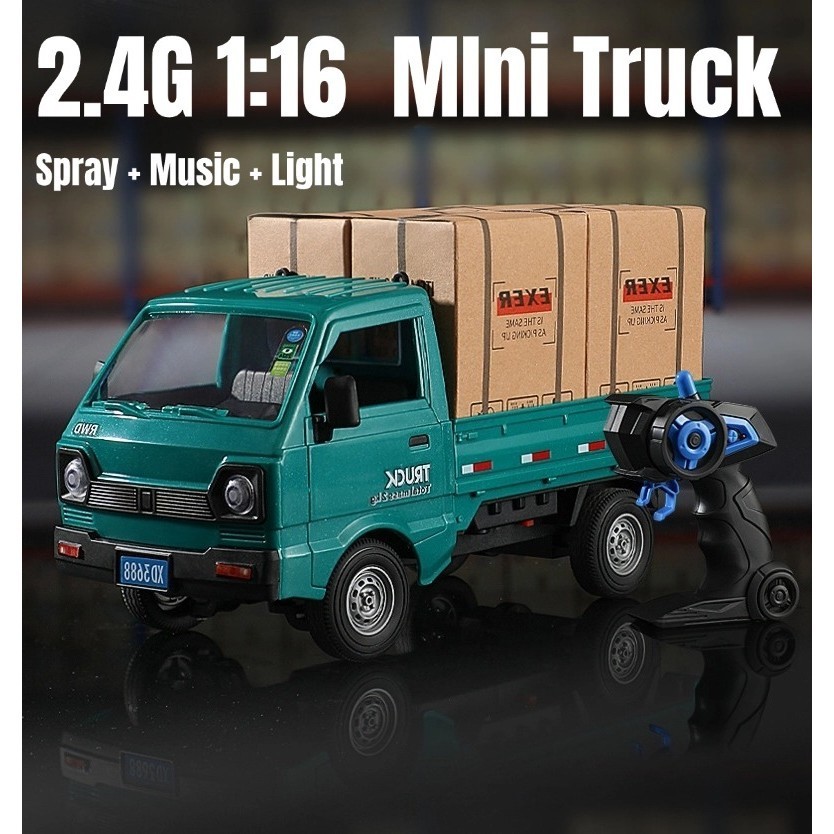 Sound and light remote control car micro-card drift car van truck ...
