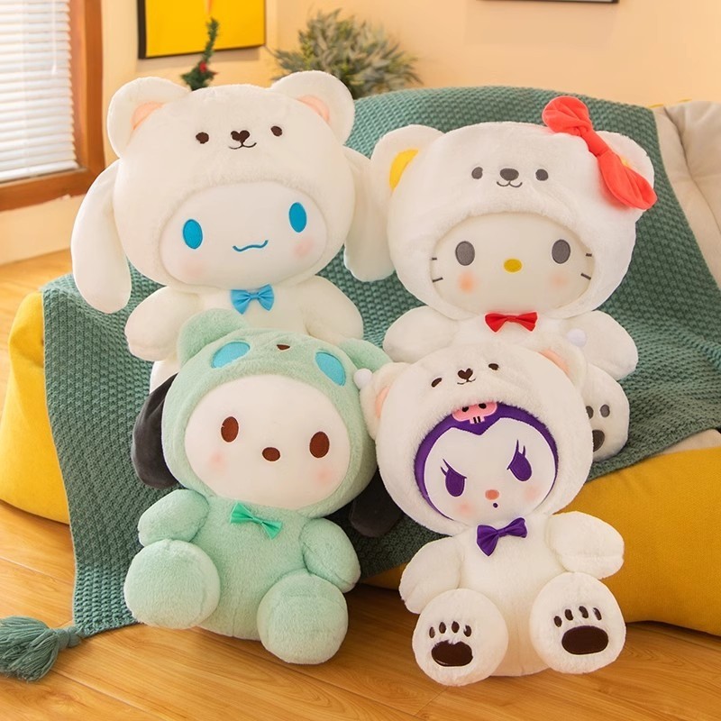 Anime Sanrio Plush Doll Toys Kawaii Hello Kitty Kuromi My Melody