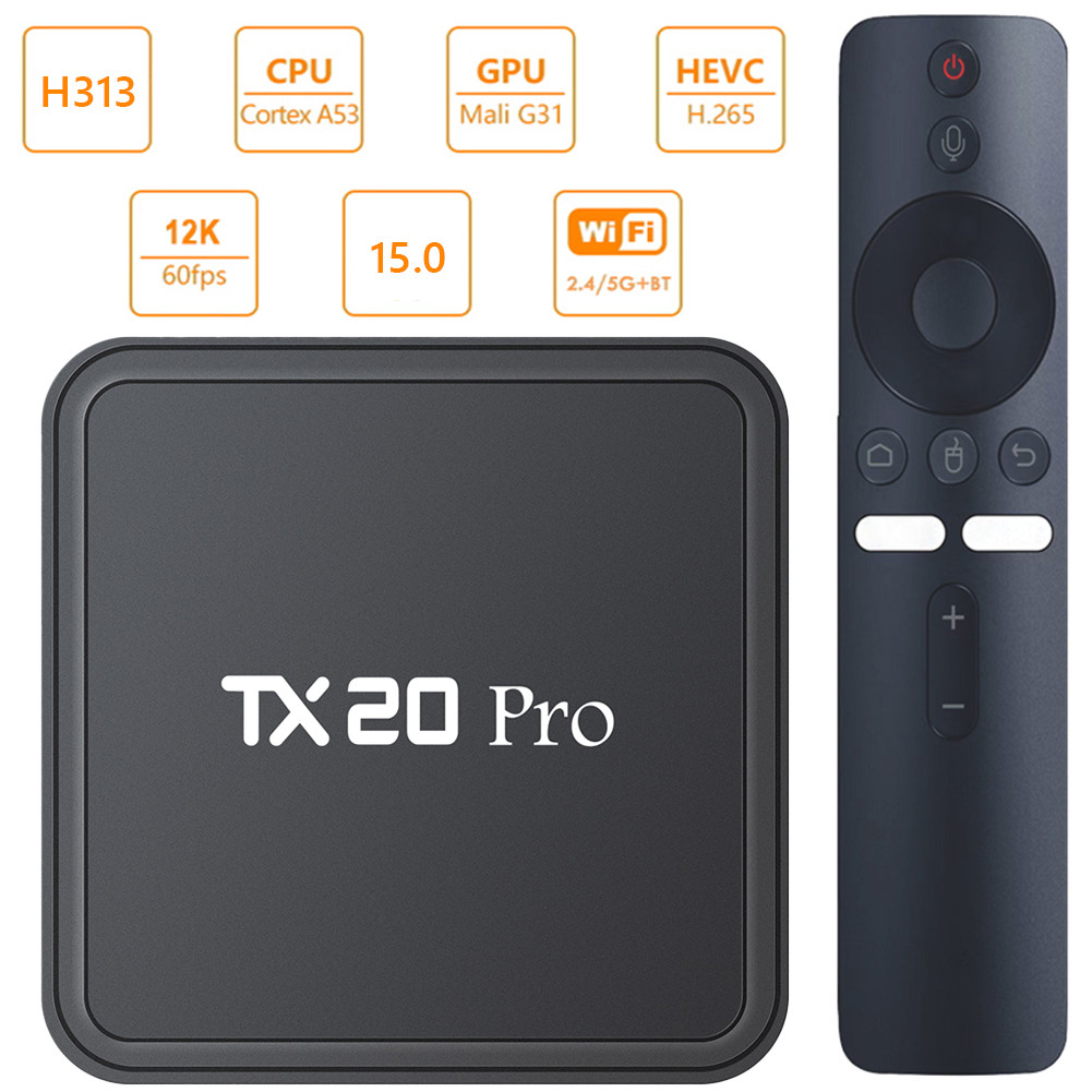 Android 15.0 Smart TV Box 4K HD Media Player Dual WIFI BT Set Top Box ...