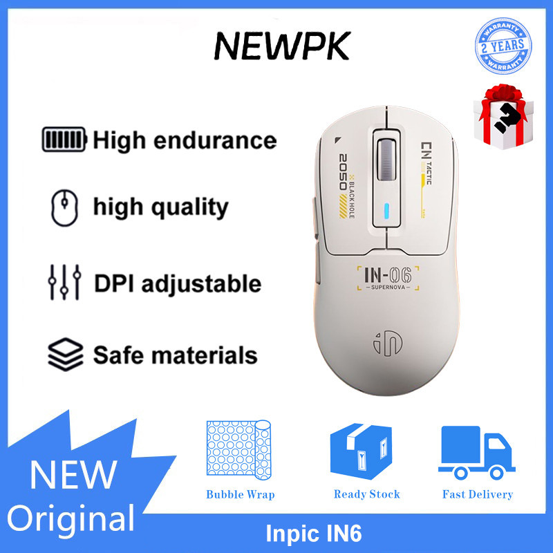 Inphic IN6 wireless three mode game mouse | Shopee Singapore