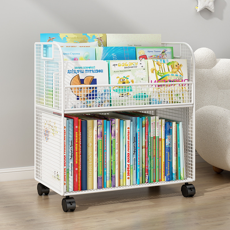 Children's Bookshelf Floor-standing Storage Rack Baby Picture Book Rack ...